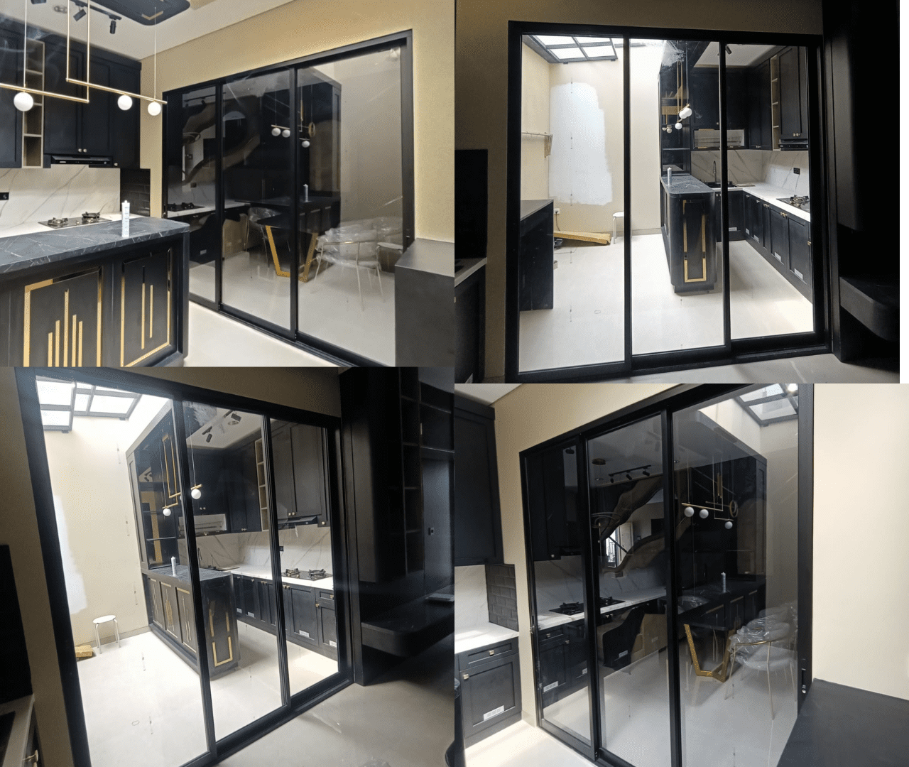 9. Pembuatan dan Pemasangan Pintu Sliding 3 Daun